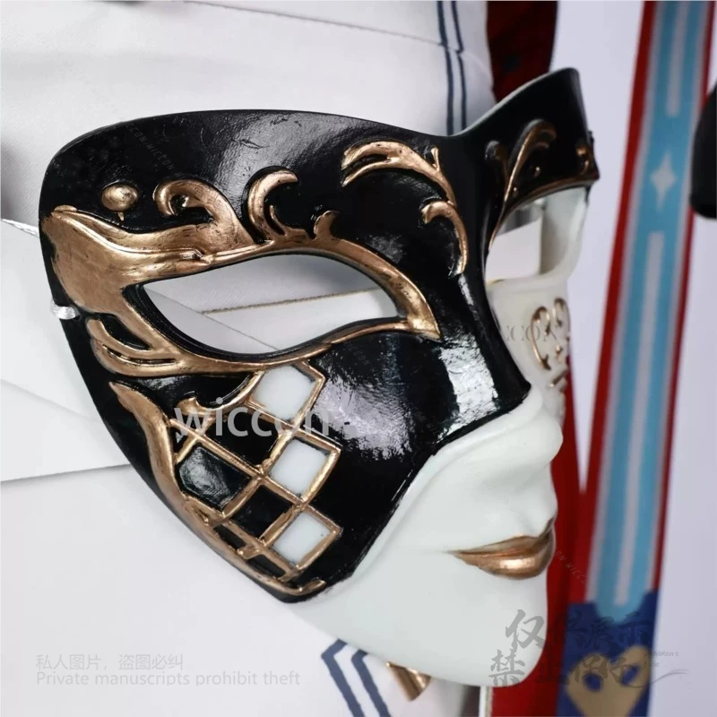 Anime Game Wuthering Waves Anime Brant Costumes Wig Uniform Hat Mask Clothing For Adult Boys Halloween Party Outfits Customized