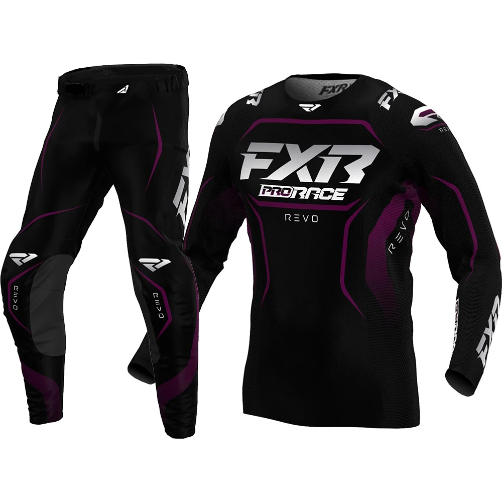 2025 FXR REVO Motocross Combos Dirt Bike Gear Set Moto Off Road Jersey And Pant Enduro Motorcycle Jersey Set