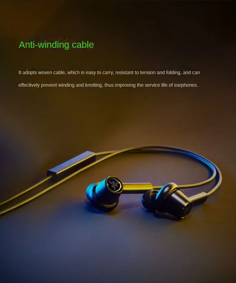 Razer HAMMERHEAD DUO Dual-core In-ear Gaming Earphones Stereo