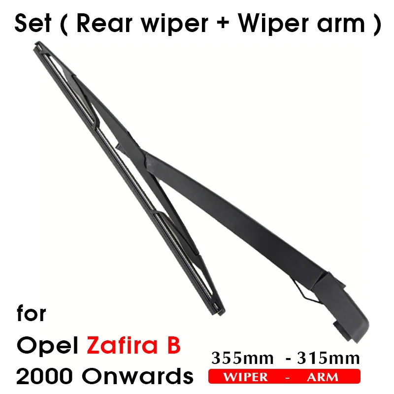 BEMOST Car Rear Windshield Wiper Arm Blades Brushes For Opel Zafira B 2000 Onwards Back Windscreen Auto Styling Accessories