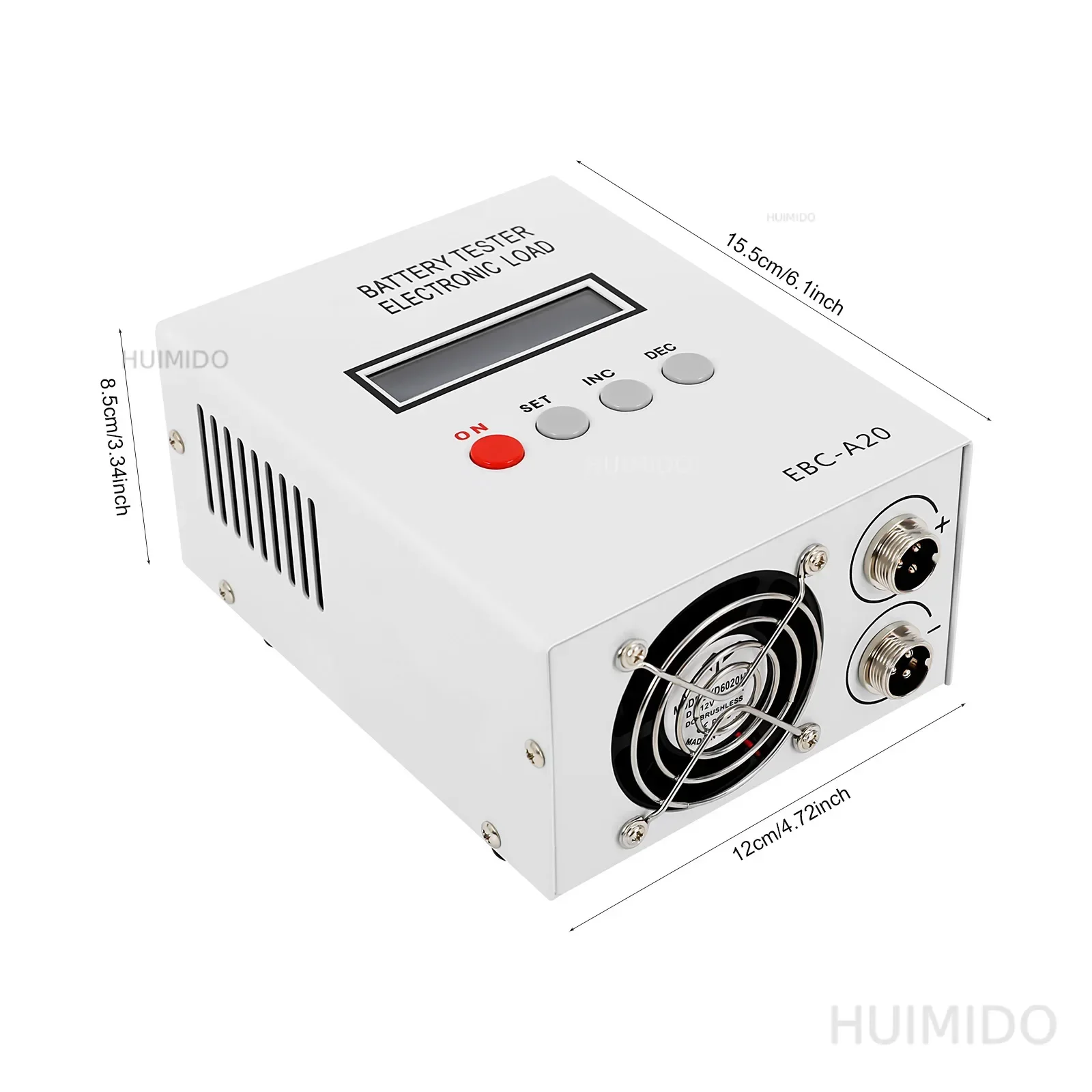 85W EBC-A20 Battery Capacity Analyzer,5A Charge 20A Discharge Tester with Digital LCD Screen for Lithium-ion,