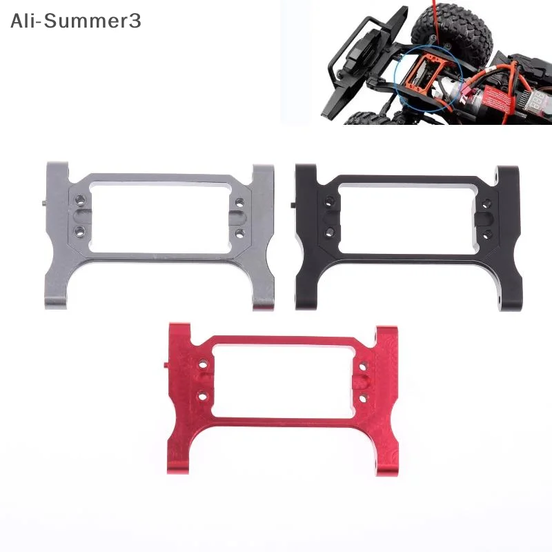 Pasador de dirección del chasis de montaje Servo delantero de aleación de aluminio para coche trepador de control remoto TRXXAS TRX4 1/10