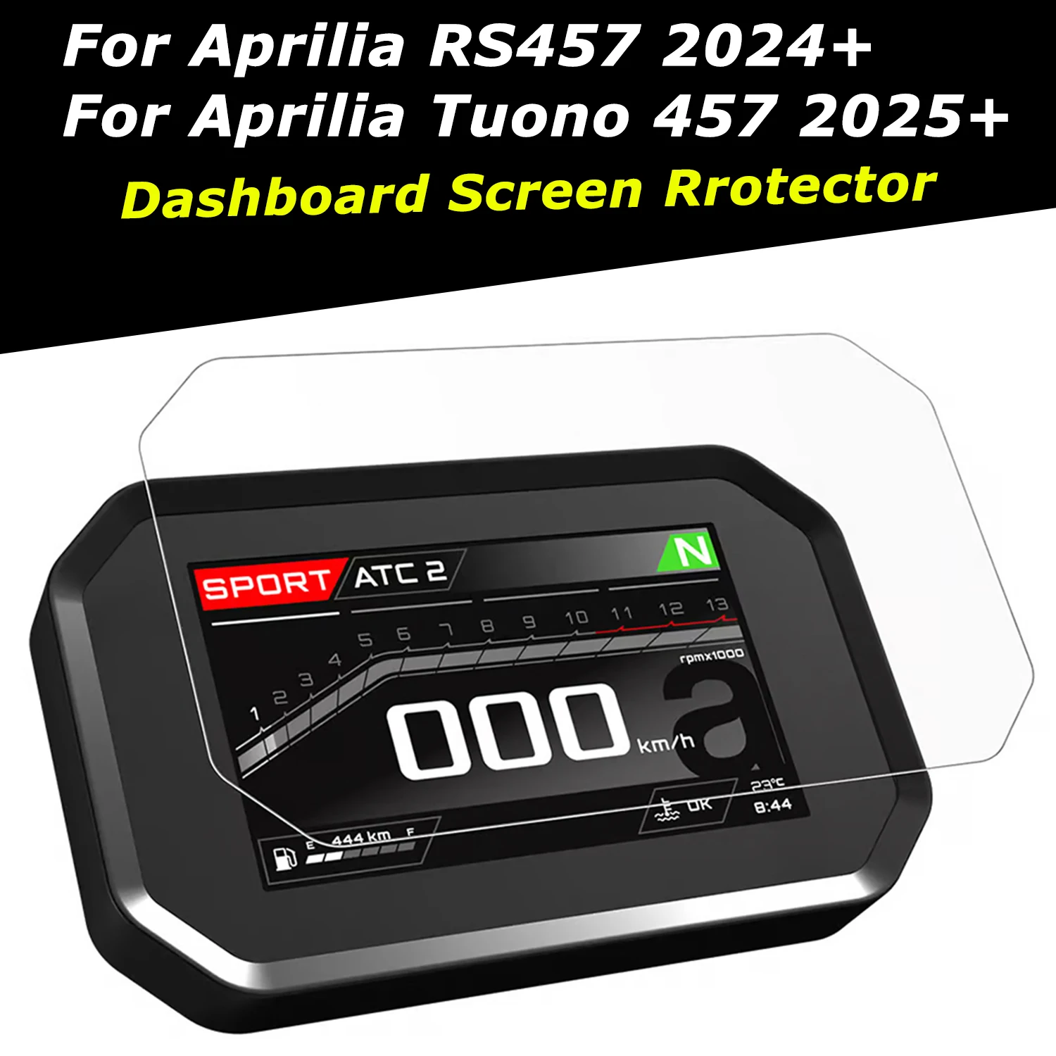 Tuono 457 2025+ RS 457 TUONO 457 Motorcycle TFT Display Protection Film For Aprilia RS457 2024+ Screen Protector Instrument Film