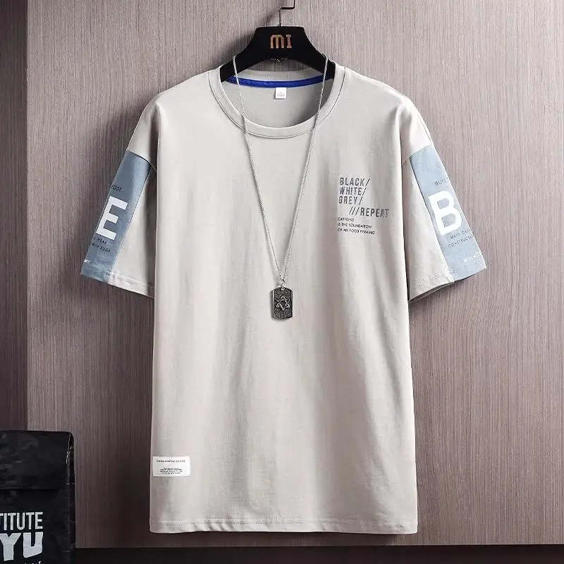 

Мужская футболка Slim Fit Ice Silk ort Sve, летняя уличная спецодежда, износостойкая спортивная одежда Dir Sweat irt Youth Faion round Ne