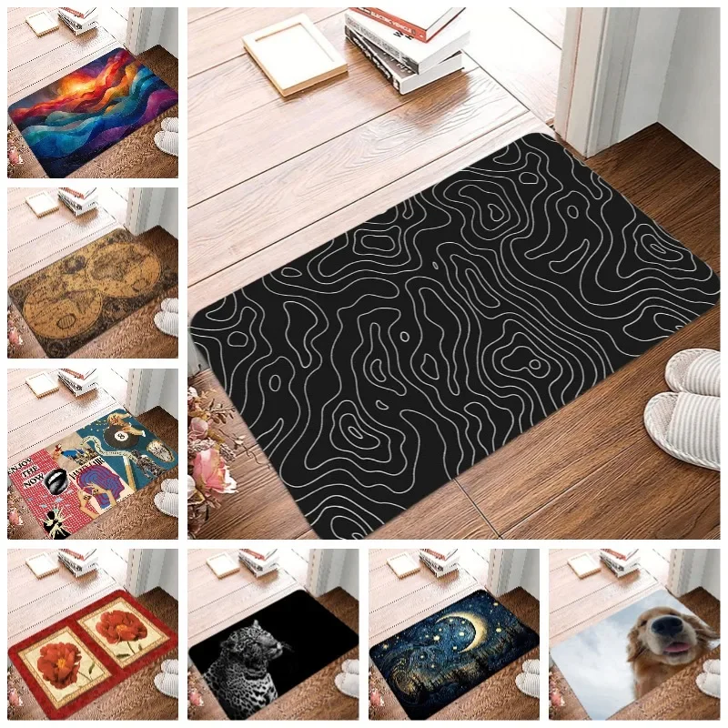 Multi-pattern non-slip floor mats and diatom mud door mats are an ideal choice for home decoration practical and attractive