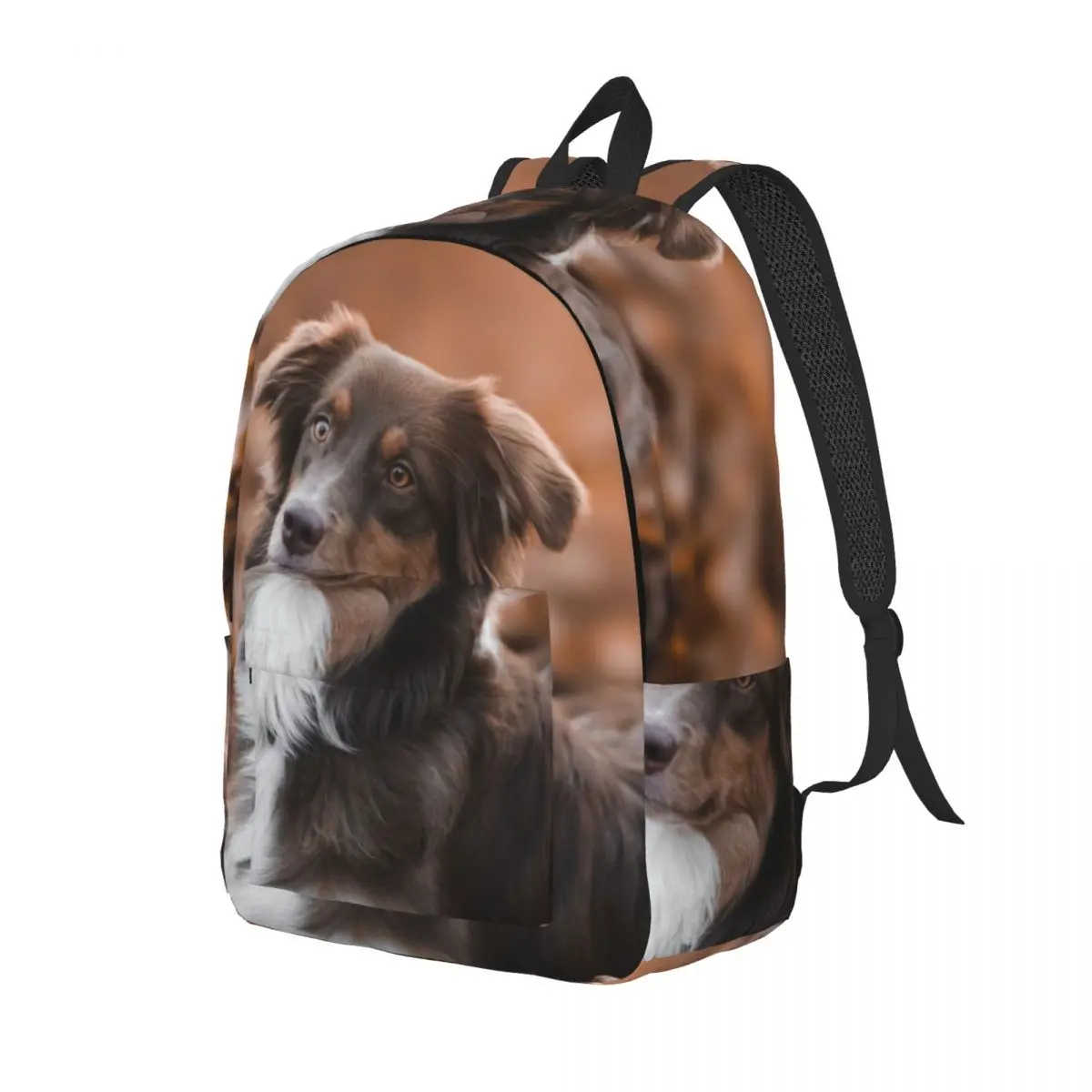 Schoolbag Student Backpack Domestic Australian Shepherd Dog Shoulder Backpack Laptop Bag School Backpack