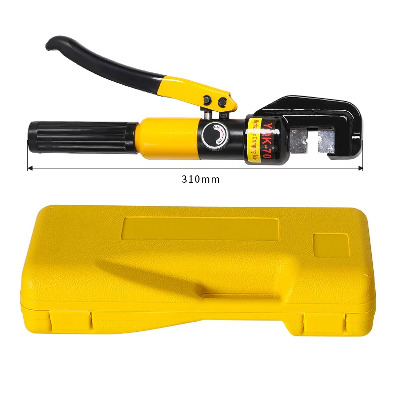 Hydraulic Crimping Tool Cable Lug Crimper Plier Hydraulic Compression Tool YQK-70 4-70mm 2 Pressure 5-6T ES and RU warehouse