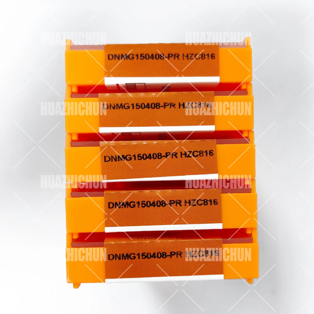 

HUAZHICHUN DNMG 150408 PR HZC816 Carbide CNC Lathe Thread Turning Inserts For Thread Turning Toolholder