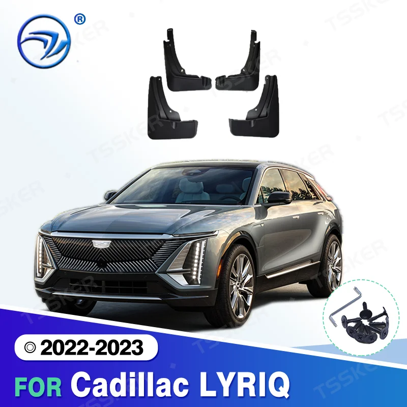 Car Mud Flaps For  Cadillac LYRIQ 2022-2023 Mudflaps Splash Guards Mud Flap Mudguards