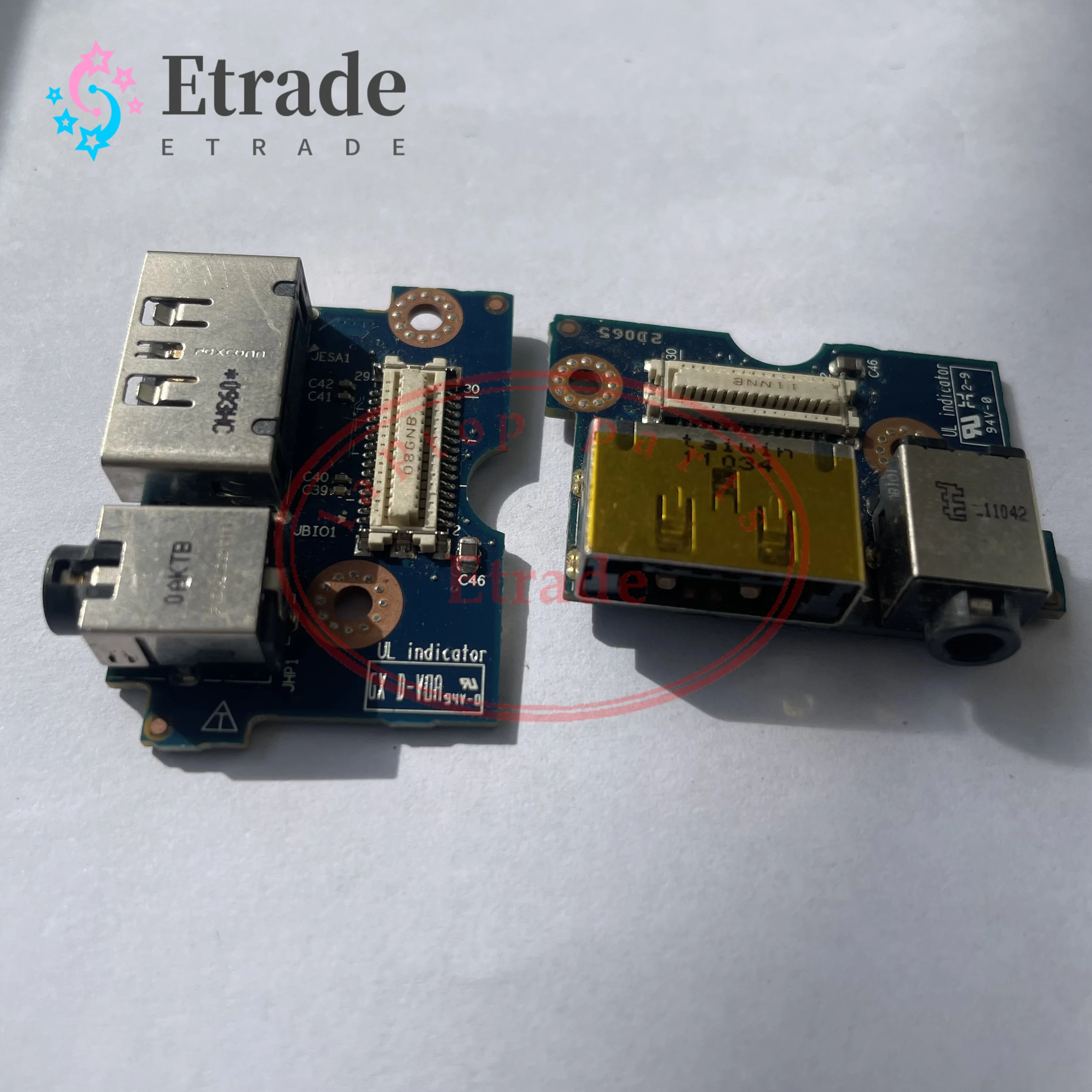 1 stücke original für dell latitude e4310 laptop audio usb board esata audio board LS-5692P