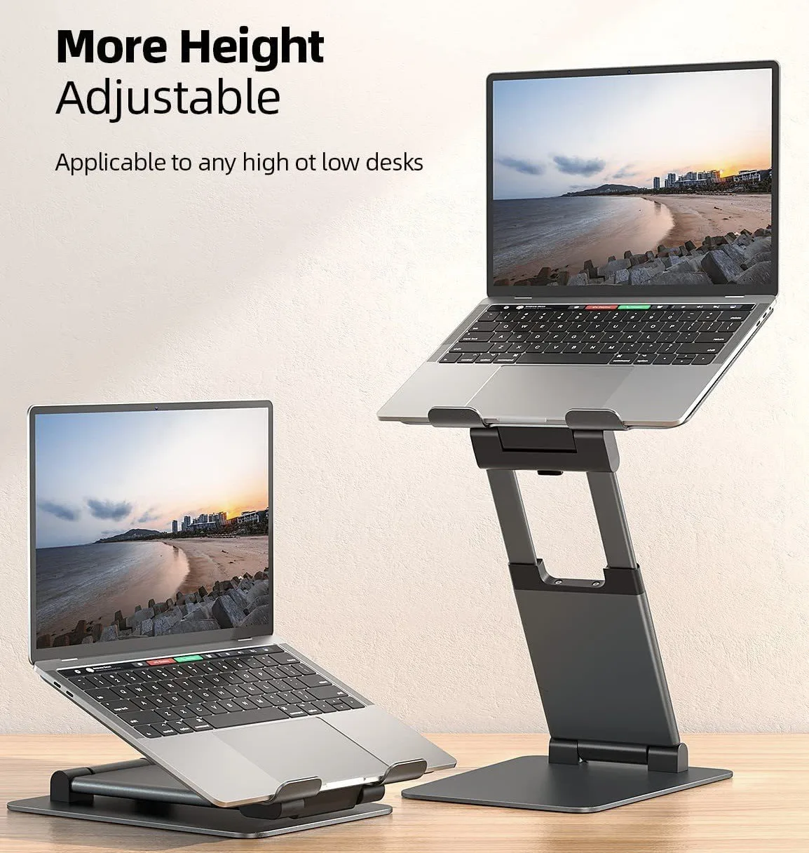 Laptop Stand For Desk, Height Adjustable , Computer Stand For Laptop, Portable Laptop Stands