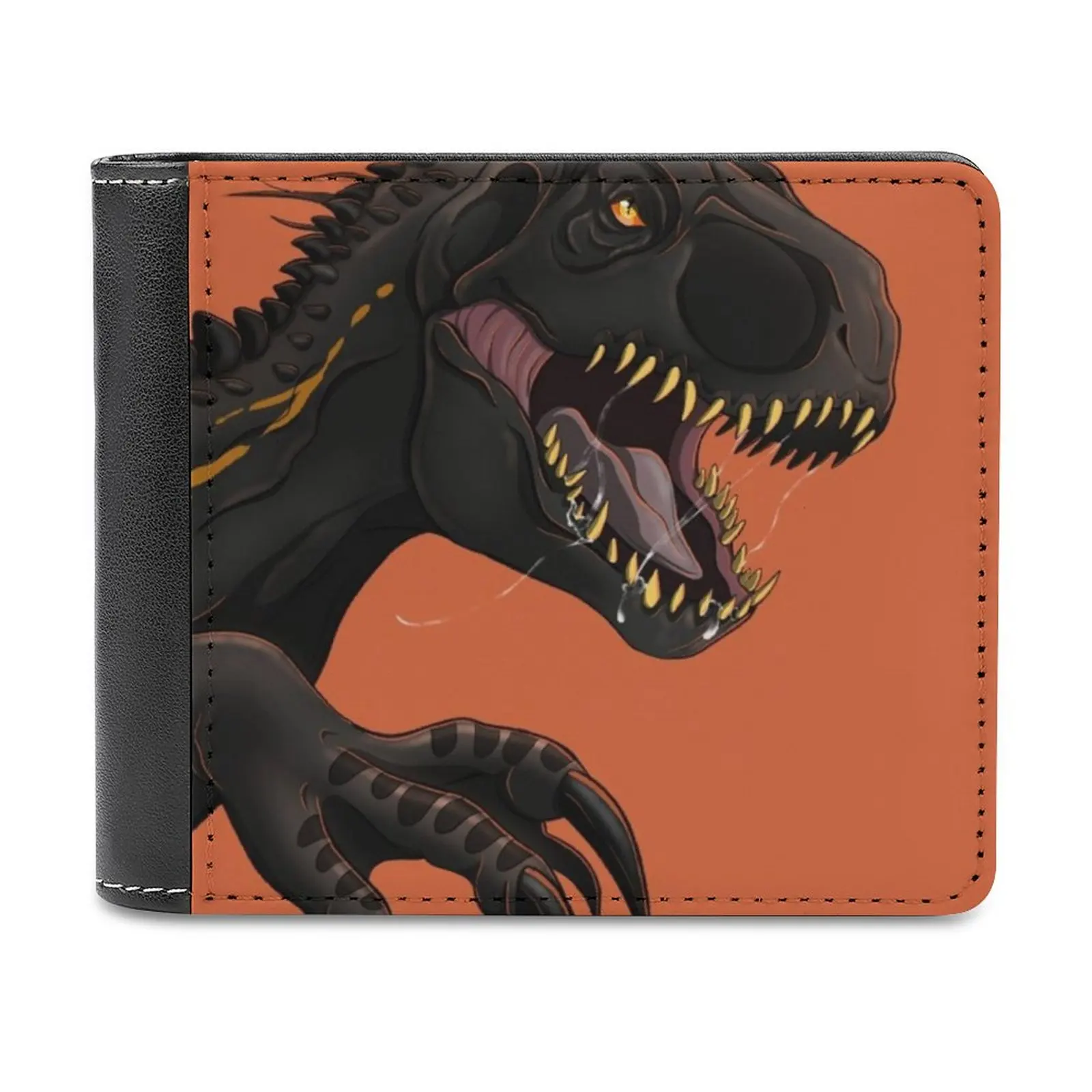 

World Indoraptor Мужской кошелек для отдыха и путешествий Легкие портативные кошельки Короткий стильный мужской кошелек World Indoraptor Динозавр