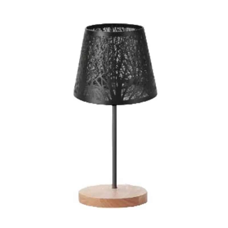 

Table Lamp, Barrel Metal Lampshade And Base With Tree Pattern,Suitable For Tabletop Pendant Lamp Wall Lamp-AT30