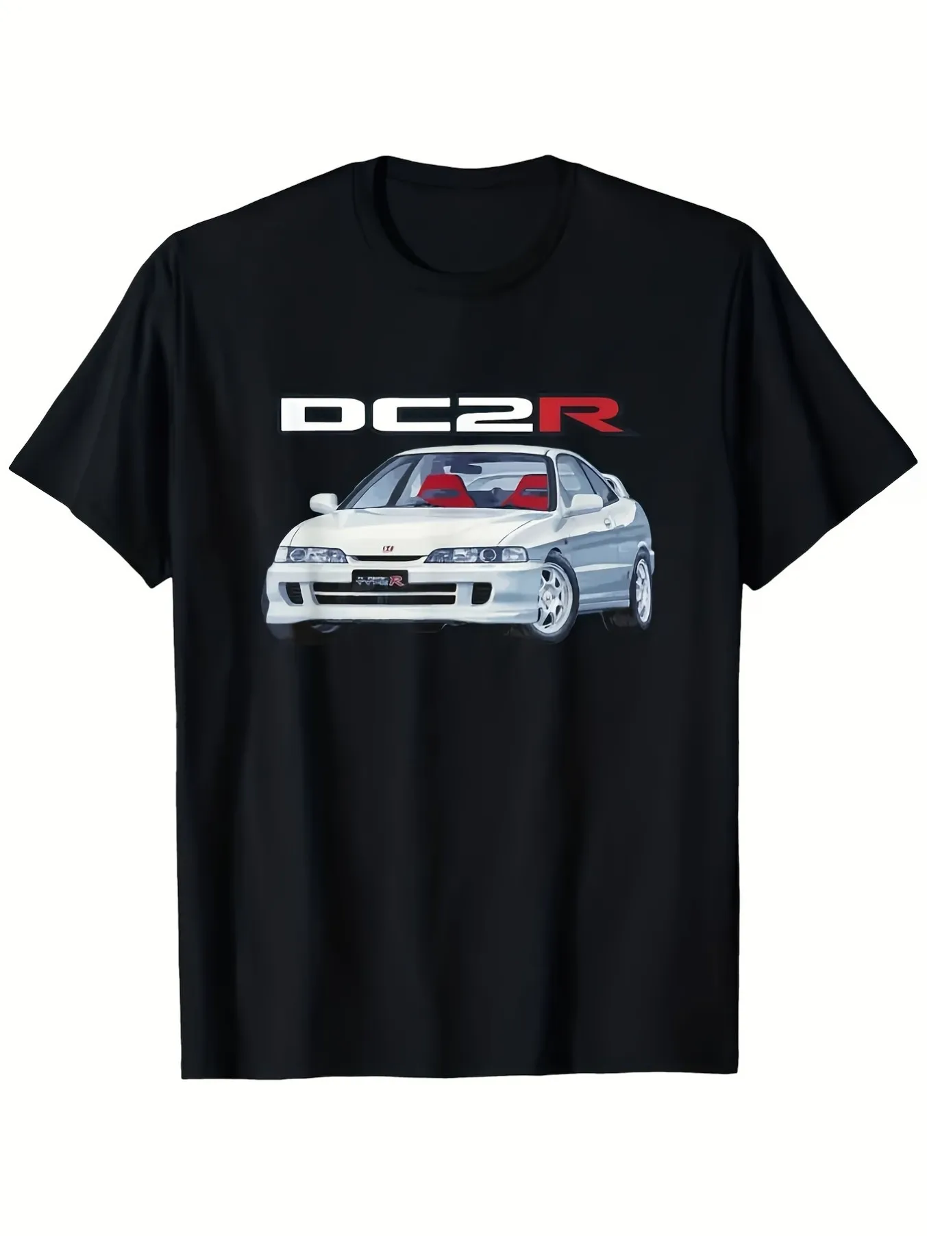 Car pattern black short-sleeved printed T-shirt unisex design casual sports style local community store in stock quick hair soft cotton comfort enjoy discount suitable for Easter, Halloween, Thanksgiving and so on