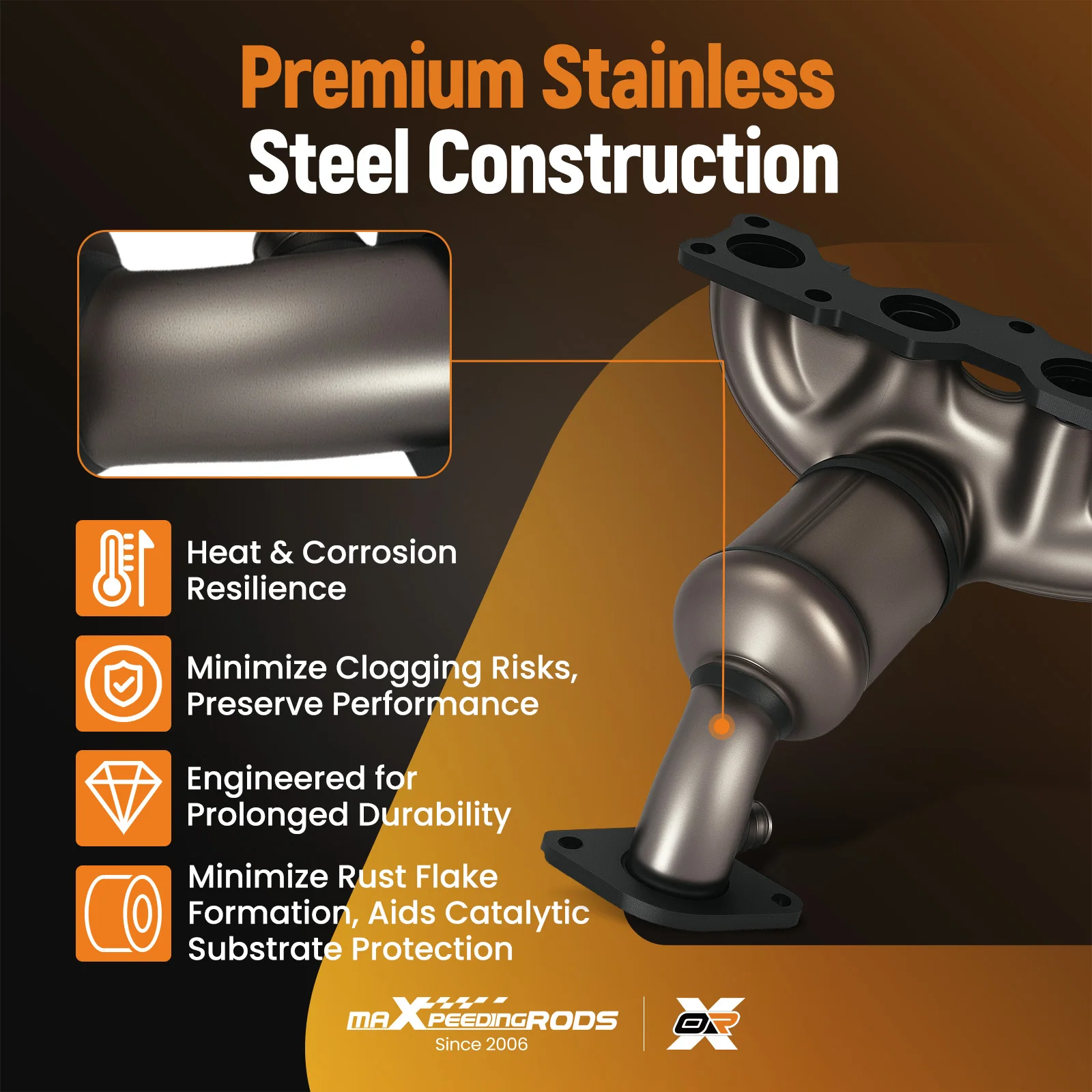 

EPA Catalytic Converter W/Gasket for Hyundai Santa Fe /Kia Sorento 2011-2013