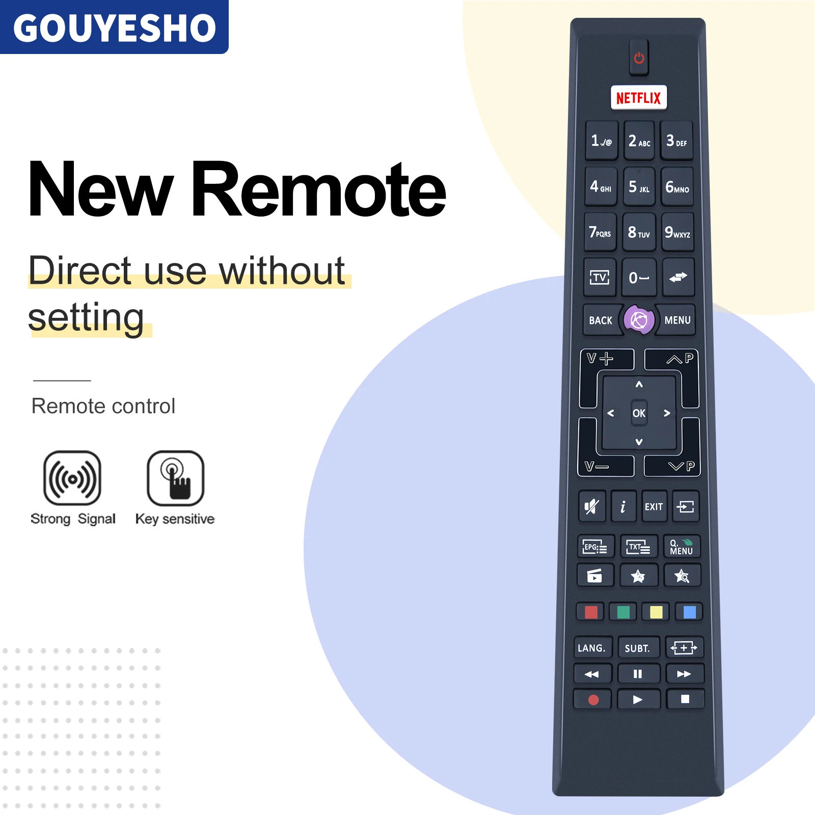 RC4995 RCA4995 for Edenwood ED3204HD ED5500UHD Hitachi 24HB4C05 Medion Final lux Telefunken Hyundai ED2400HD TV Remote Control