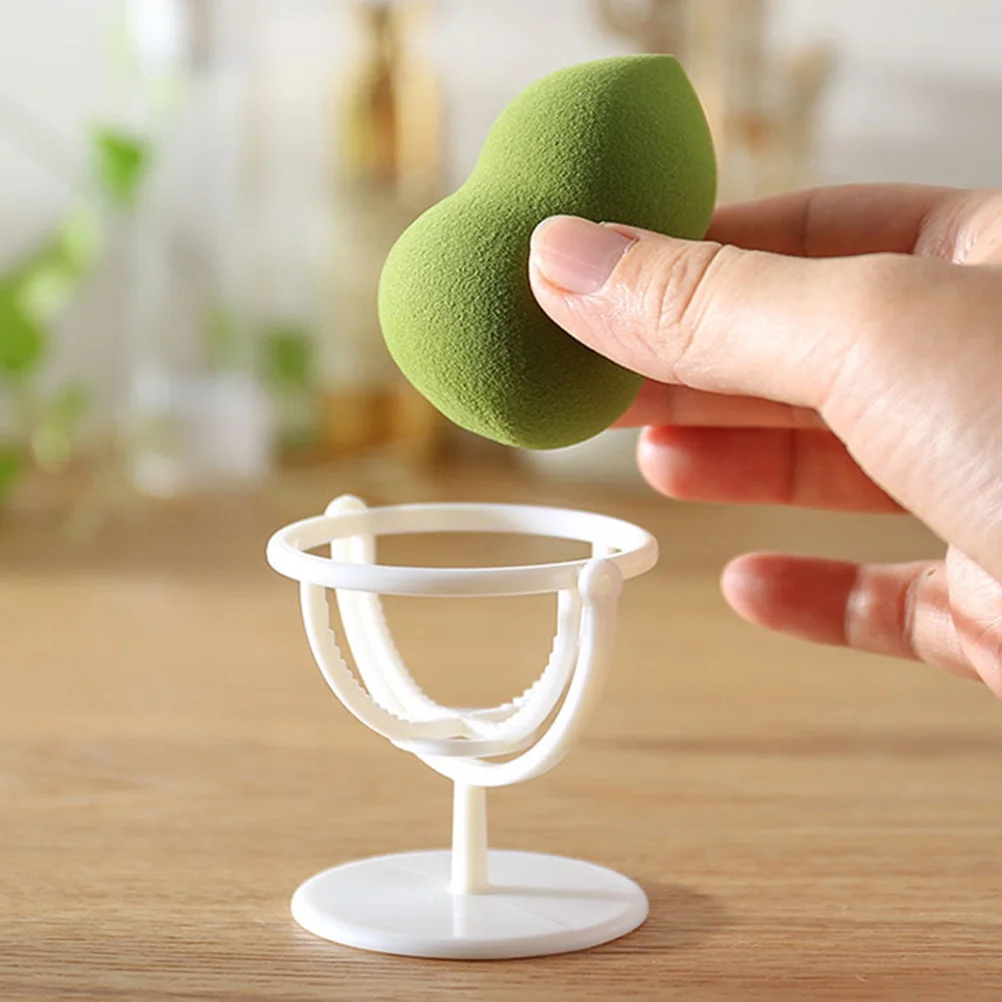 

5 PCS Powder Puff Storage Rack Holder Beauty Stand Makeup Sponge Shelf Bracket Egg