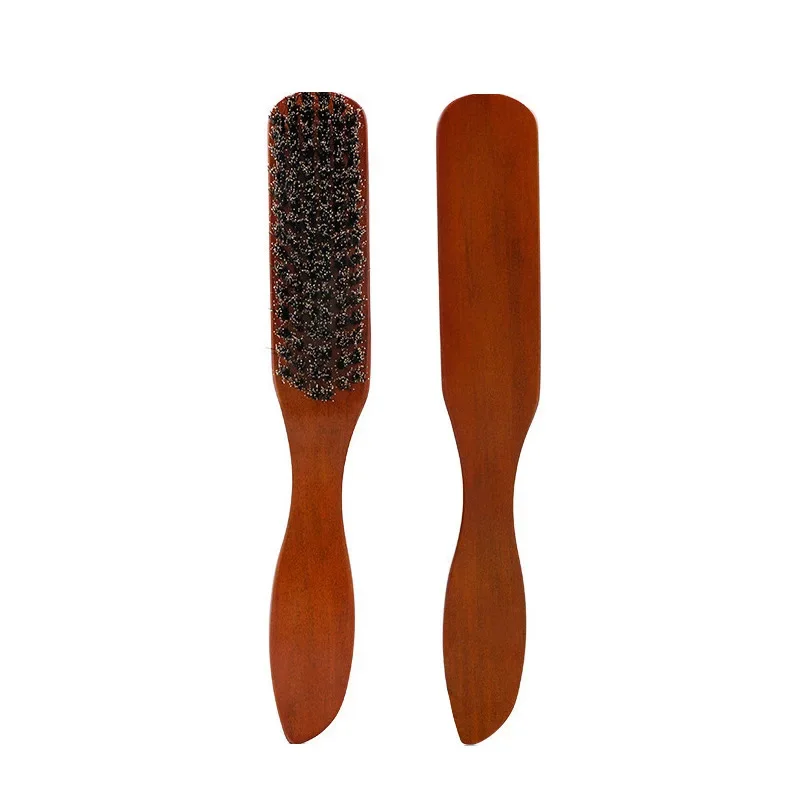 Professional Salon Teasing Back Hair Brushes Boar Bristle Wood Slim Line Comb Hairbrush Extension Hairdressing Styling Tools DIY