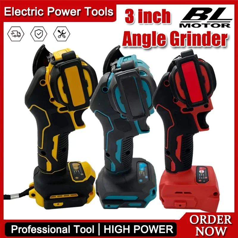 

Cordless Angle Grinder Angle Grinder Cordless 3 Inch Electirc CUT OFF Tool Cutting Circular Saw Tool For Dewalt/Makita/Milwaukee