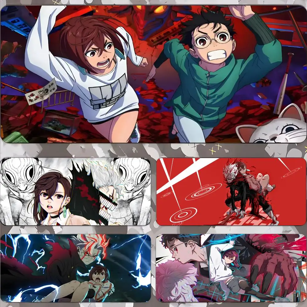 

HOT Dandadan Mouse Pad Gamer Keyboard Mat Pads Gaming Desk Protector Laptops Large Mousepad Cartoon Deskmat