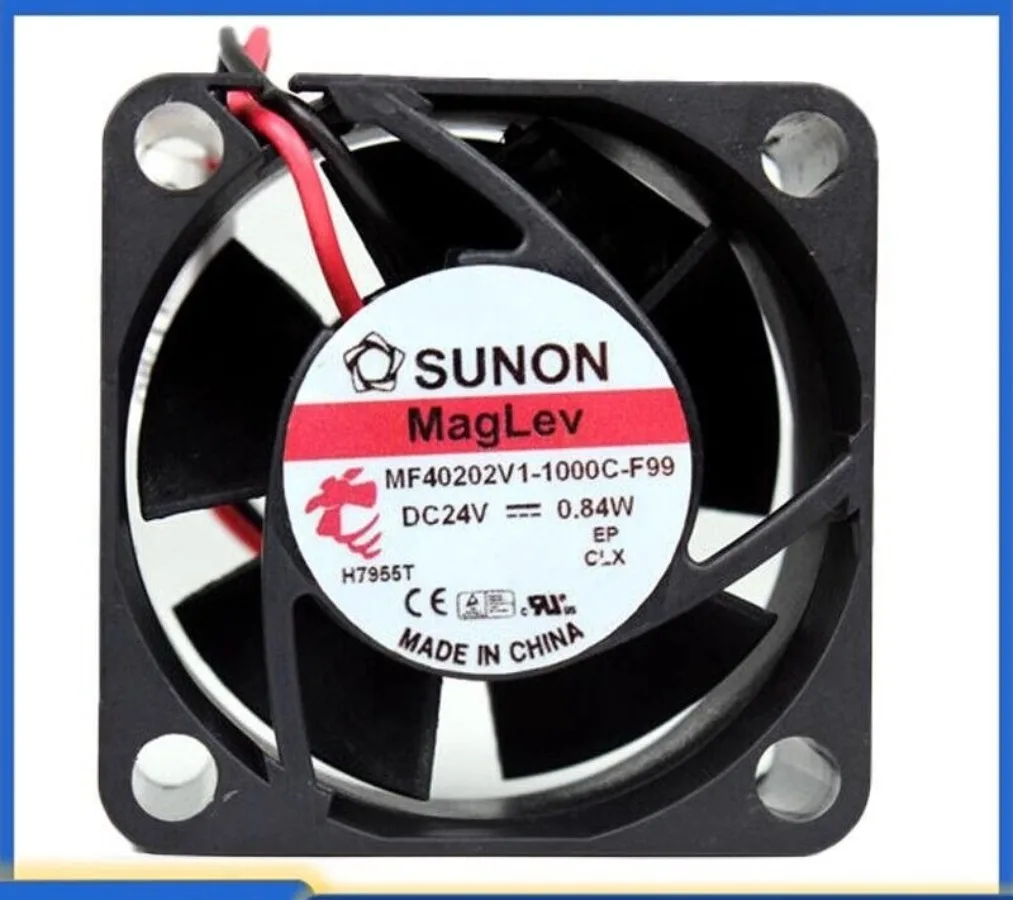 

For SUNON MF40202V1-1000C-F99 24V 0.84W 4020 4cm 2-Wire Cooling Fan
