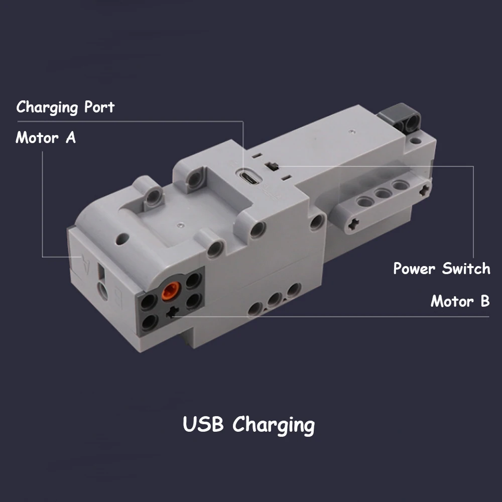 MOC-Kit de unidad inteligente de Control remoto, alta frecuencia, alta potencia, Control por aplicación, 2WD, 2 puertos para funciones de potencia, Robot de coche, 2,4G