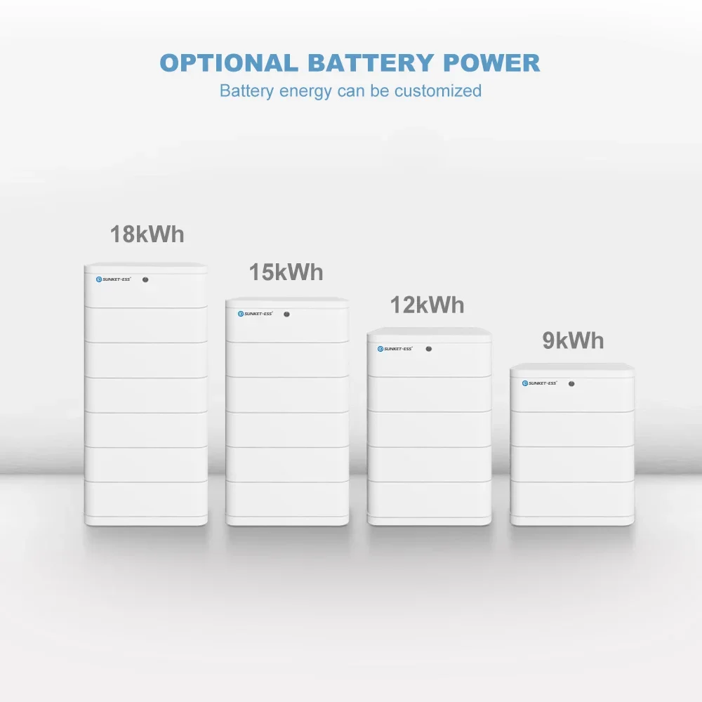 Stock 5kWh 10KW 20kWh 30kWh High Voltage Stackable Solar Battery LifePO4 lithium Battery Pack Solar Energy Storage System