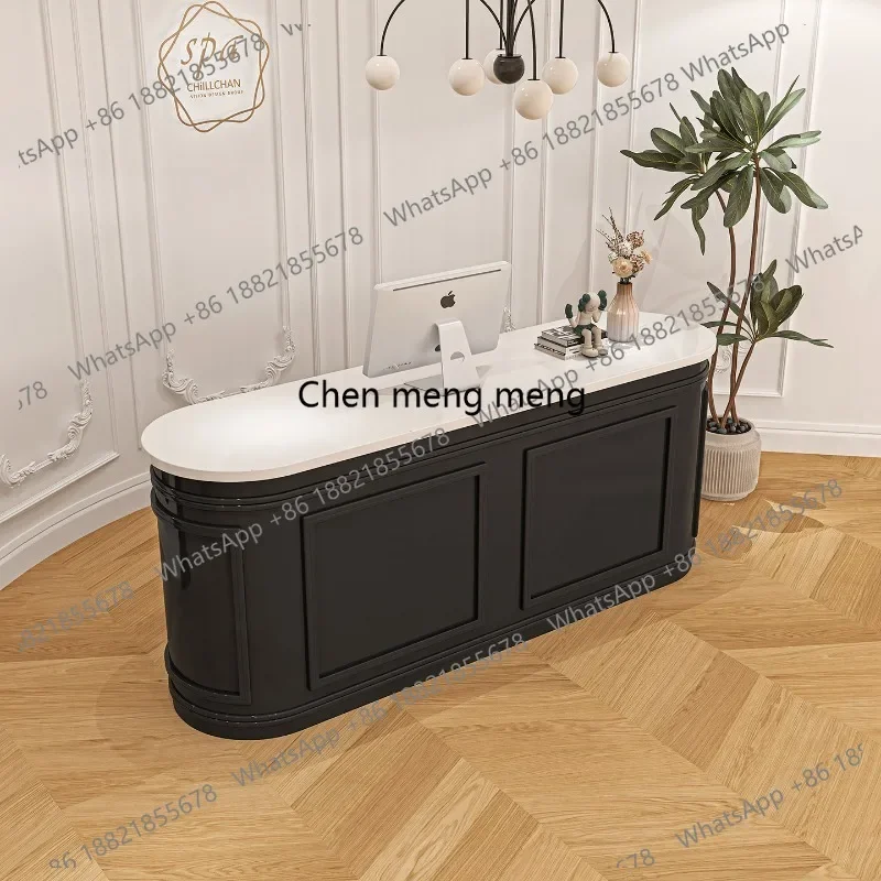

Стойки ресепшн RR Beauty Hotel: Современные, компактные, в европейском стиле, простые по дизайну, коммерческая мебель для баров и ресепшн