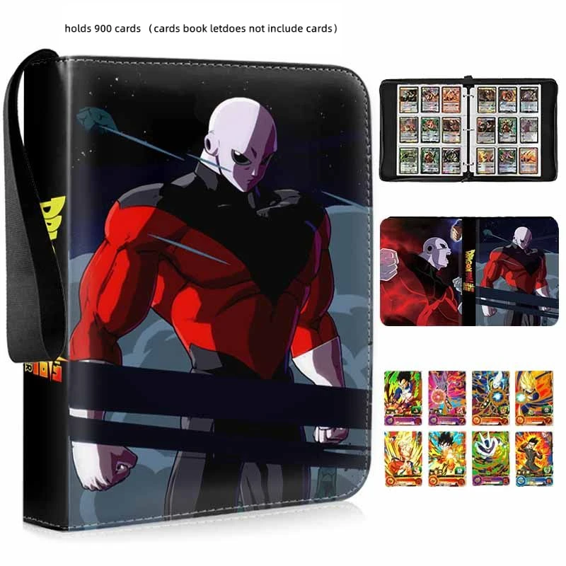 400/900pcs Dragon Ball Freeza Card Zipper Binder Book Folder Anime Son Goku Vegeta PU Zipper Cards Collection Album Toy Gift