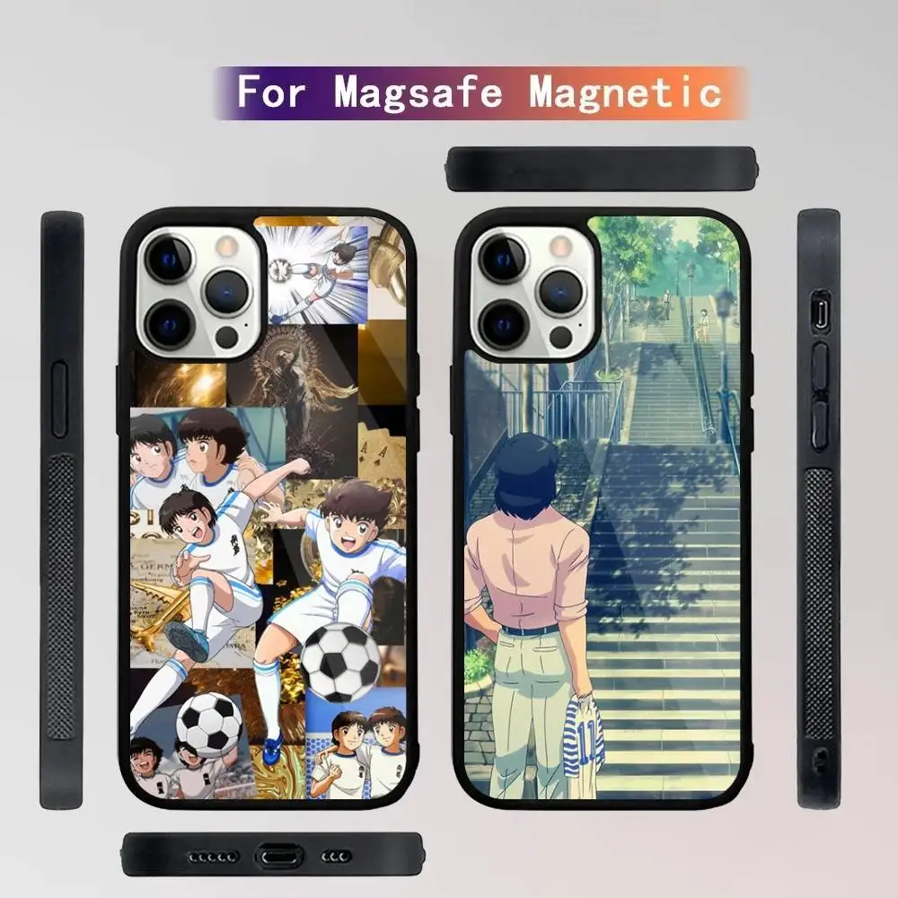 

Comic C-Captain Tsubasas Phone Case For iPhone 16,15,14,13,12,11,Plus,Pro,Max Mini Magsafe Magnetic Wireless Charging