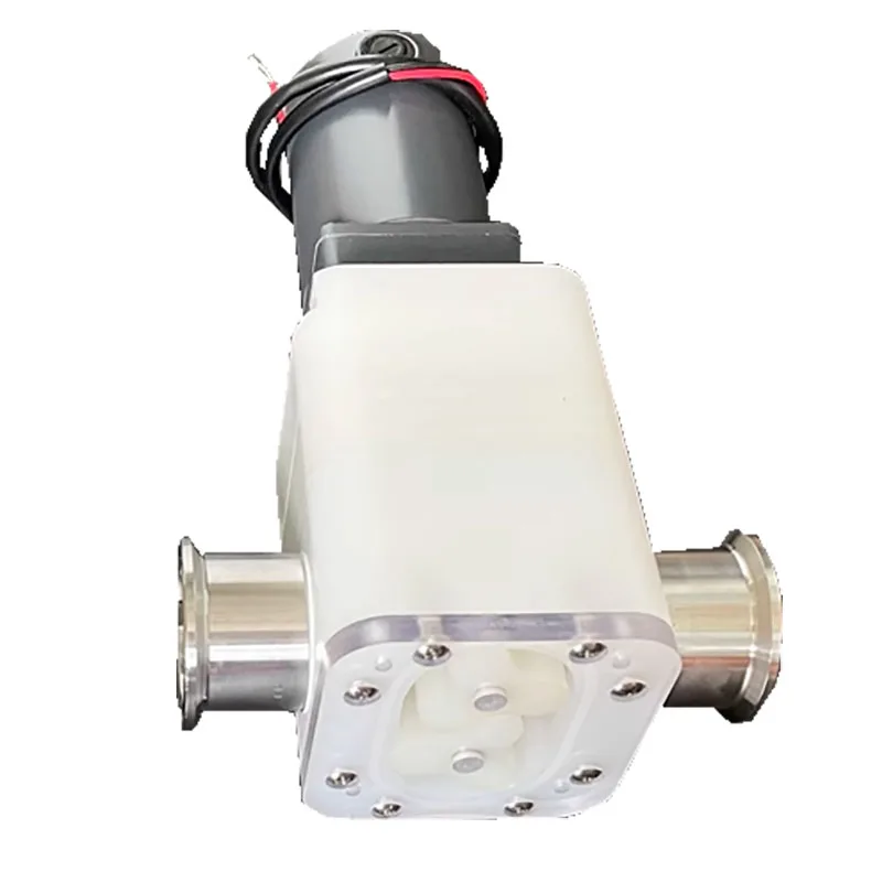 4L 12V Gear Pump Self-Priming 3 Leaf Honey Pump Viscous Liquid Sesame Sauce Pump Food Grade Rotary Pump
