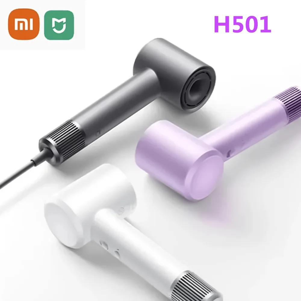 XIAOMI Mijia เครื่องเป่าผม H501 ความเร็วสูง 1600W การดูแลเส้นผมไอออนลบ 110000   Rpm ความเร็วลม 62m/s รุ่น Dry 220V CN ﻿