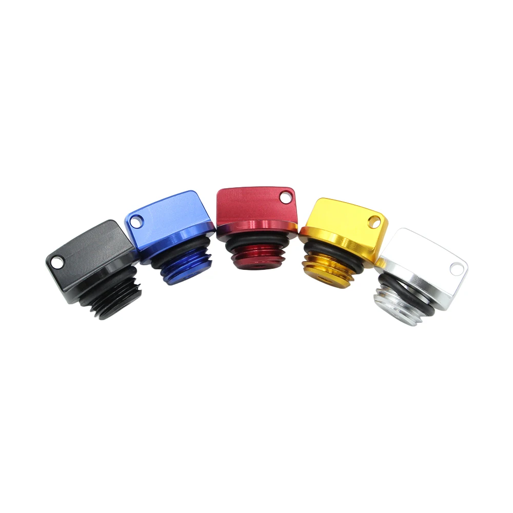 Universal CNC Billet Aluminum Engine Oil Filler Cap Plug M20 Thread with O-Ring Seal for Dirt Pit Bike ATV Quad Motorcycle Off