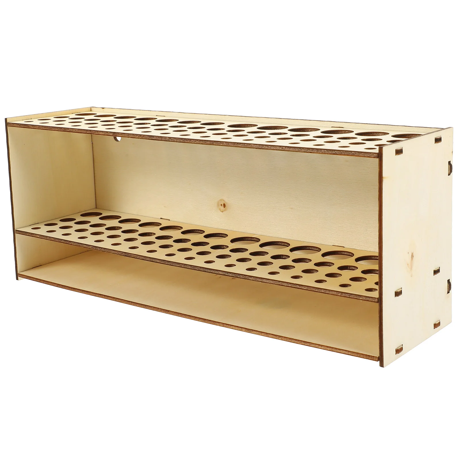 

Paint Brush Stand Wall-Mounted Freestanding Detachable Wooden Bracket Desktop Storage Tool Holder Pen Organizer Pencil Student
