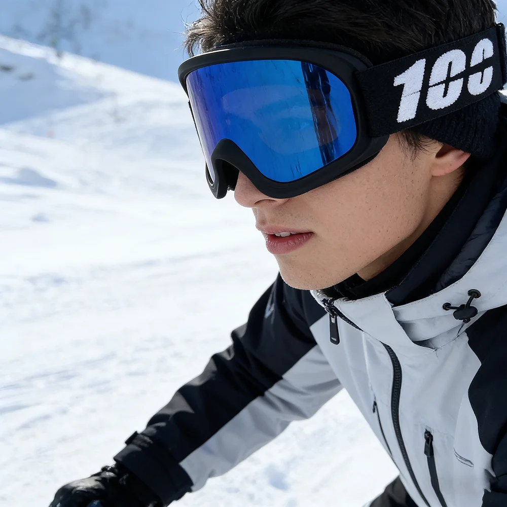 

НОВЫЕ двухслойные противотуманные очки для катания на лыжах, снегоходе, для активного отдыха, сноуборда