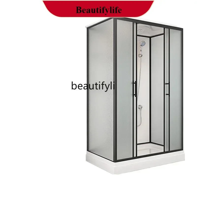 

new ssShower room household rural finished bathroom bath screen with base rectangular bath room F56