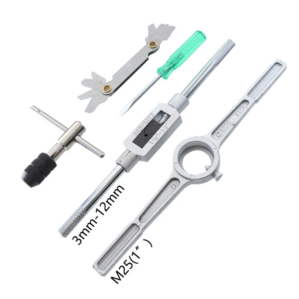 40/20 en 1 ensemble de tarauds et matrices M3-M12 Kit d'outils de filetage de vis à filetage mâle en acier allié femelle outils professionnels mécaniques pour Machine