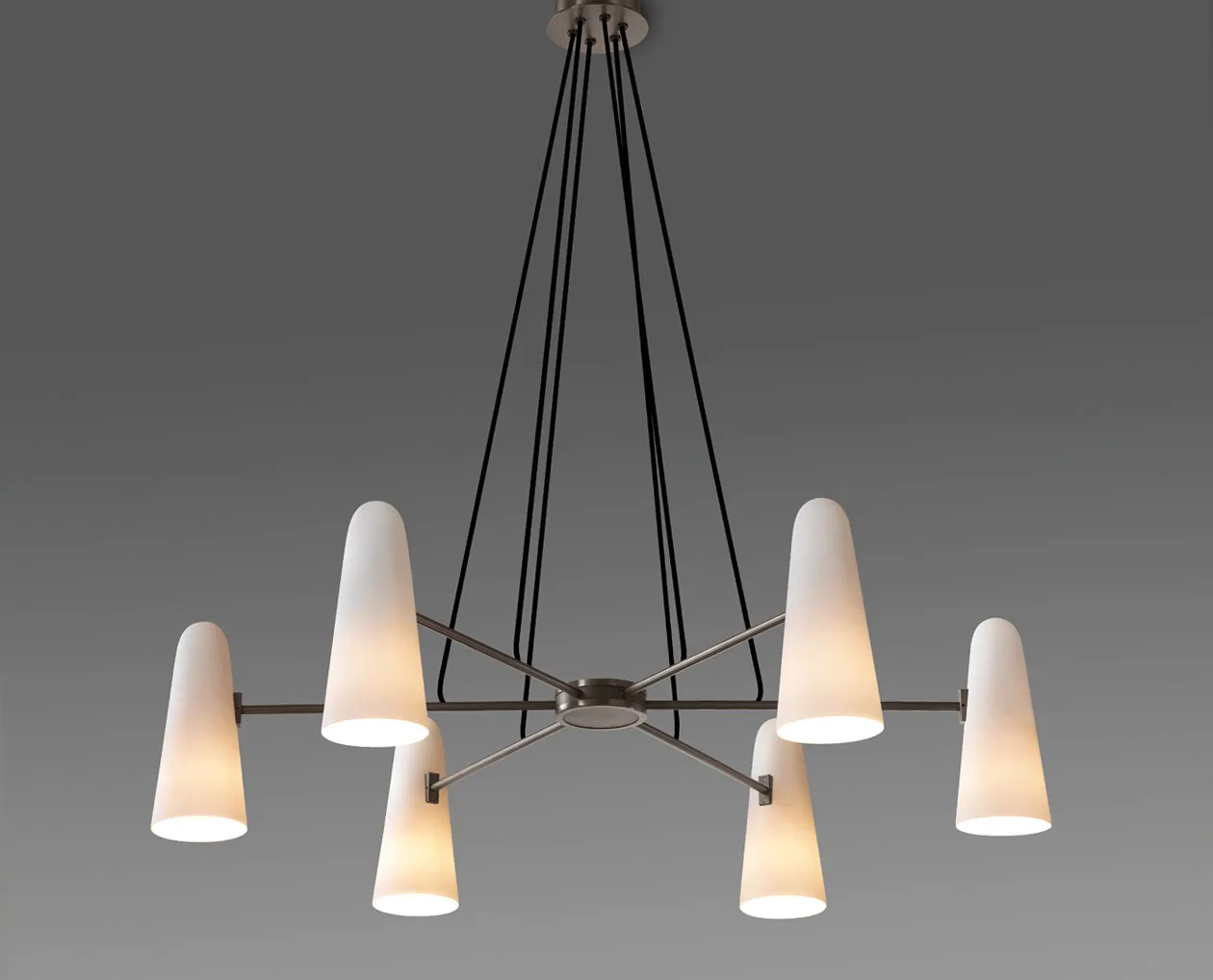 

Montfalcon Modern Brass Chandelier Adjustable Height Warm White Light for Home Hotel Restaurant E12 Bulb Base Oval