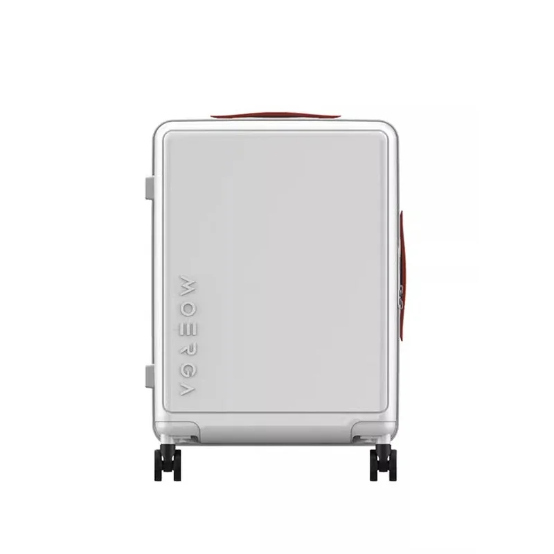 Suitcase Wide Handle Luggage Front Opening Female Travel Bag Suitcases on Wheels Male Cabin Carrier Bag Rolling Trolley Case