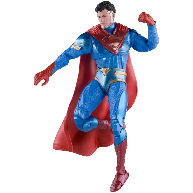 Mcfarland Injustice 2 Superman DC Genuine Mcfarland Movable Action Figure Model Toys Gifts Movie Anime Figures Multiverse