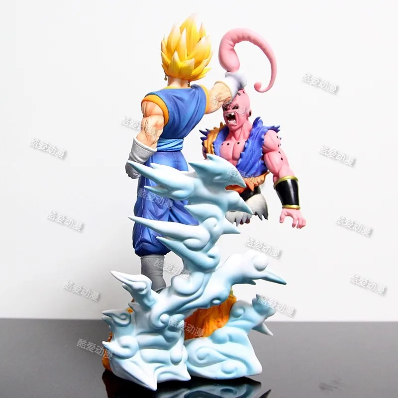 NUOVO Son Goku Figura Dragon Ball Anime Super Saiyan Goku Vs Majin Bu Action Figures Collezione di statue Modello Giocattoli per bambini Compleanno
