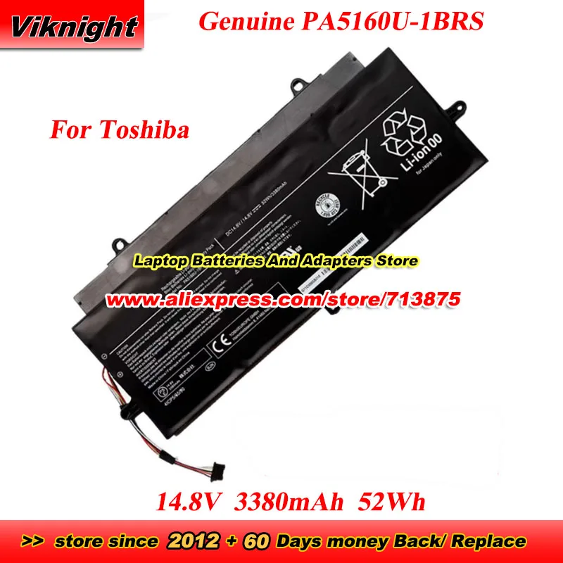 Genuine PA5160U-1BRS Battery for Toshiba KIRA-10D KIRA-AT01S KIRA-101 KIRA-102 107 PVB83RS PSU8SA PSU8SE PV83TSP PSUC1A PSUC2E