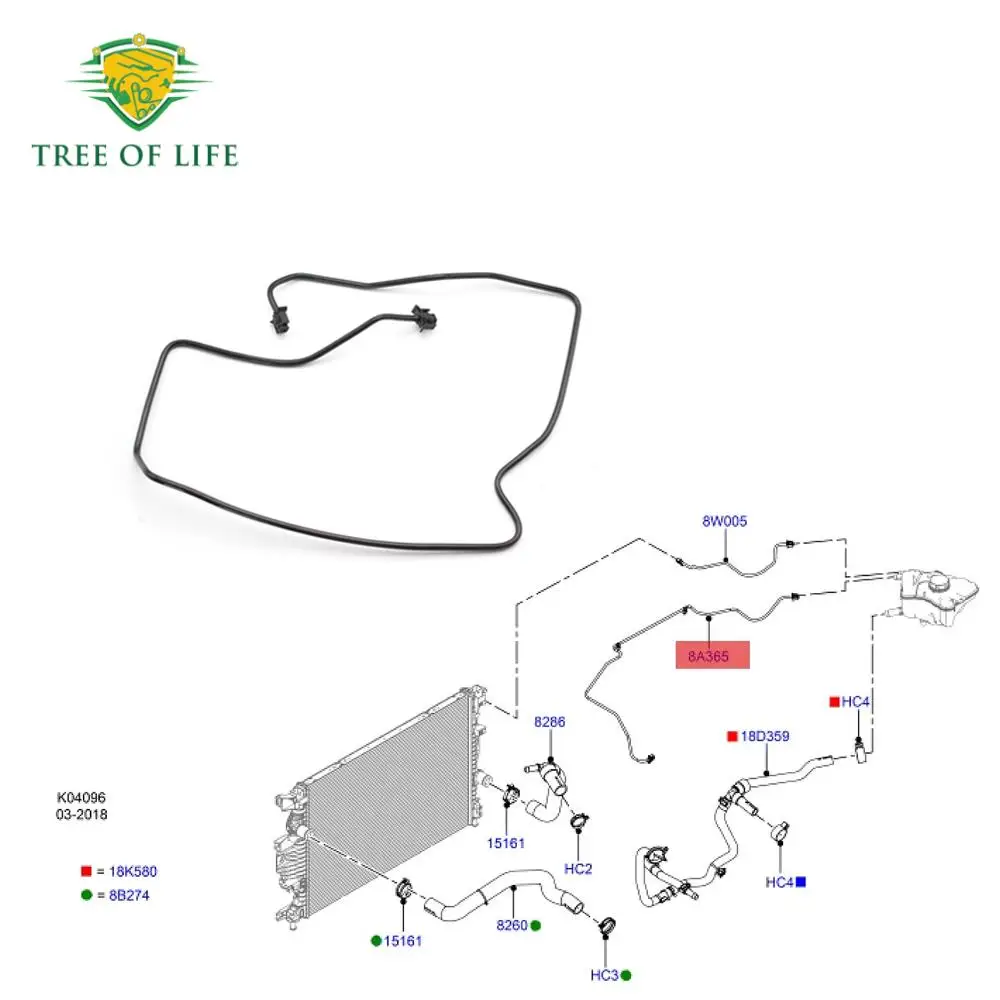 Water Tank Return Pipe Long Radiator Hose Water Hose For Ford Mondeo Mk5 Fusion 2.0T DG9Z-8A365-E 2012849 DG938A365ED