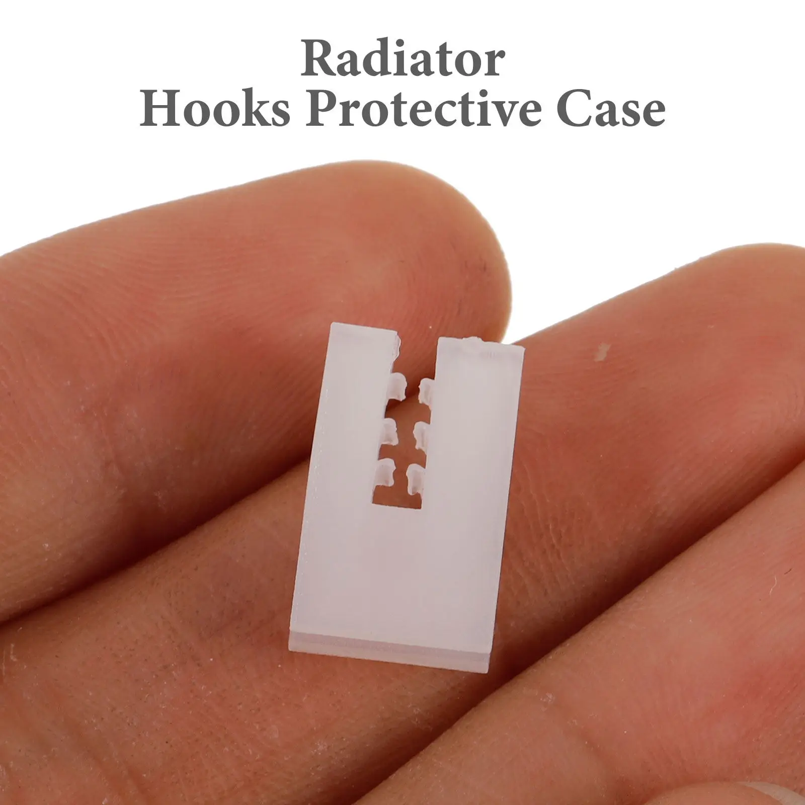 10Pcs Radiator Bracket Hook Protective Cover Sturdy Plastic Sleeve for Steel Plate Radiators Easy Push on Installation Radiator