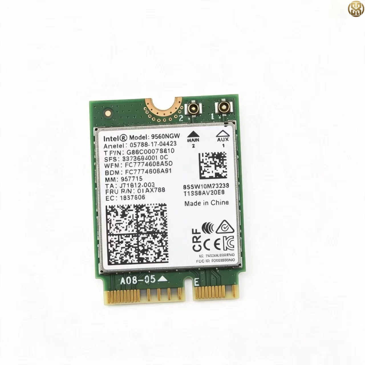 Wireless-AC 9560NGW M.2 NGFF A/E Key WiFi Card 1730Mbps Dual Band 2.4G 5G Bluetooth 5.0 Upgrade Wireless Adapter For Notebook