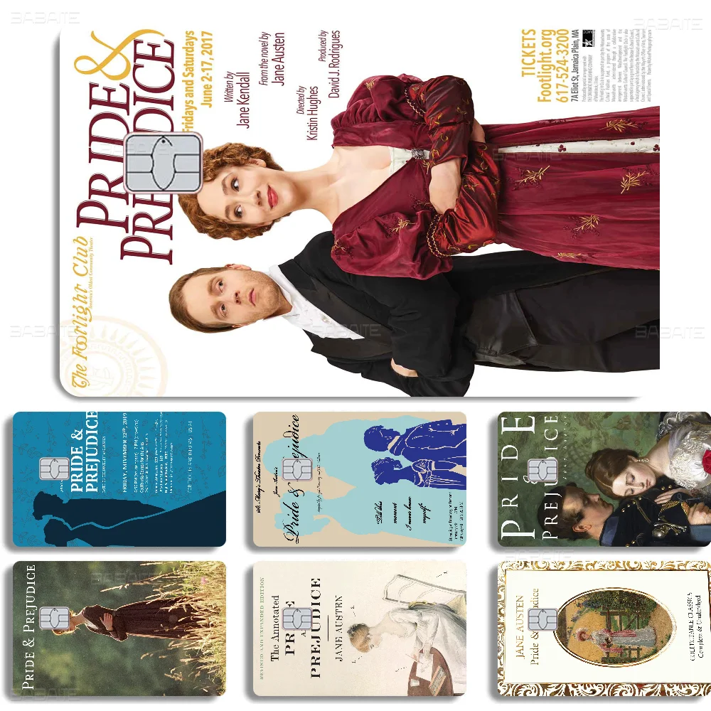 غطاء جلدي لفيلم ملصق Anime لبطاقة الائتمان وبطاقة الخصم البنك الأمامية