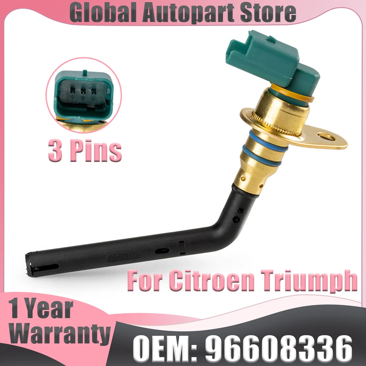 

New 1131.E5 1131E5 96608336 Engine Oil Level Sensor For Peugeot 206 307 308 407 408 508 607 For Citroen Triumph C4 C5 C-Quatre