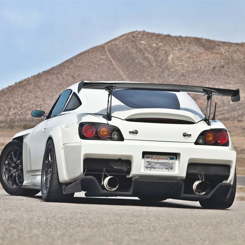 SAAR مناسبة لهوندا S2000 AP1 AP2 تعديل ملعقة نمط ألياف الراتنج مجموعة كاملة واسعة الجسم المصدات الأمامية والخلفية #3