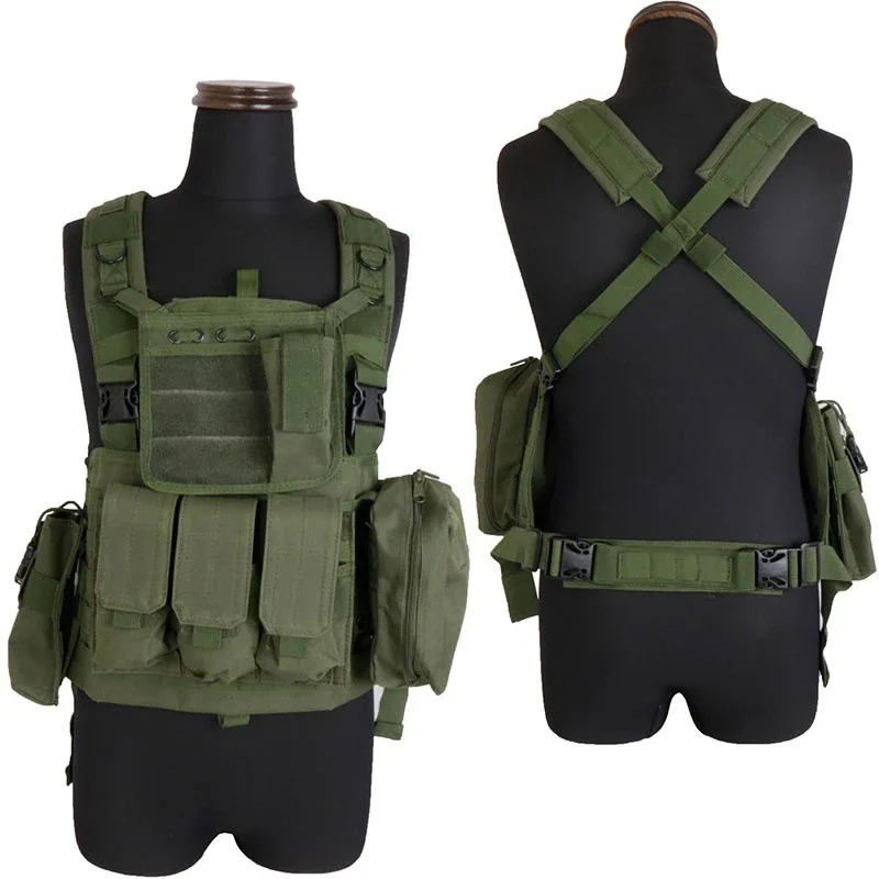 Hunting Tactical Combat Molle RRV Chest Vest Rig Military Paintball Harness Airsoft Vest With Magazin Pouch EDC Pack Accessories - view 3