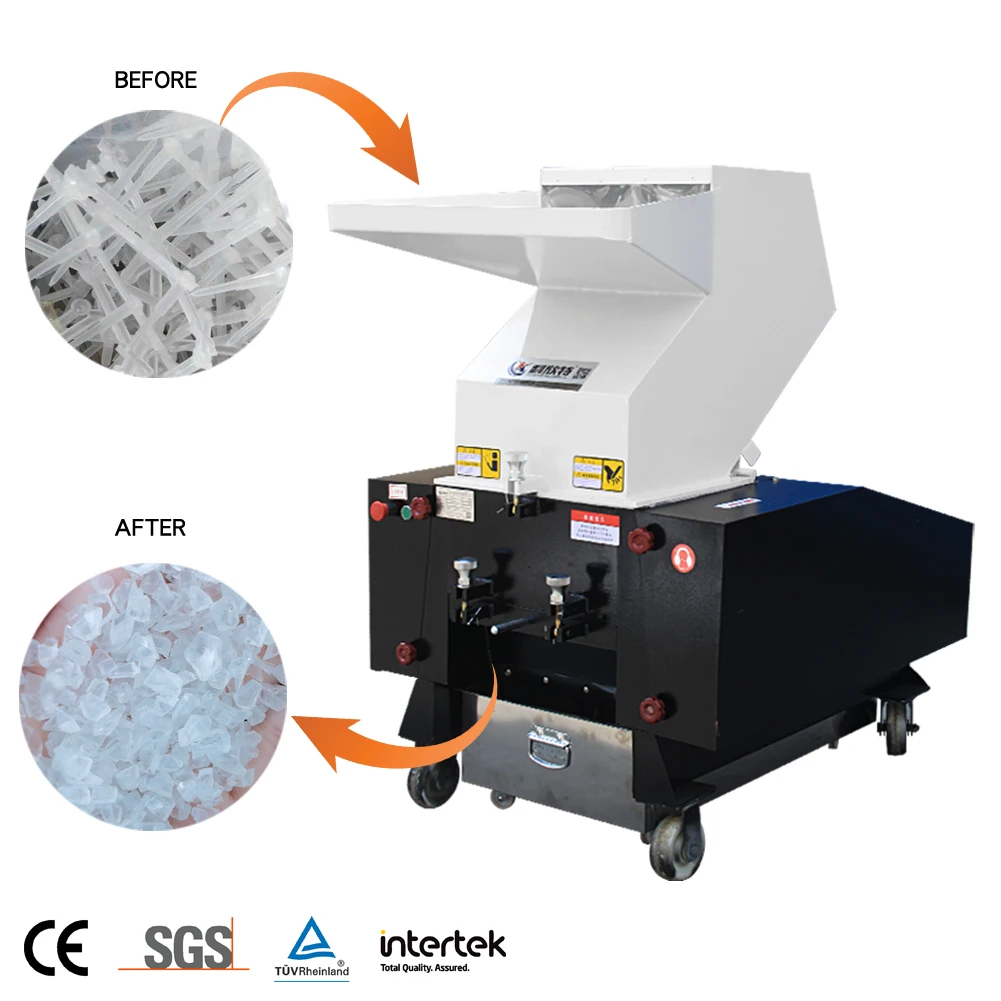 

CE Certified Plastic Grinding Recycling Machine 50~1500 Kg/h Plastic Crusher Crushing Machine